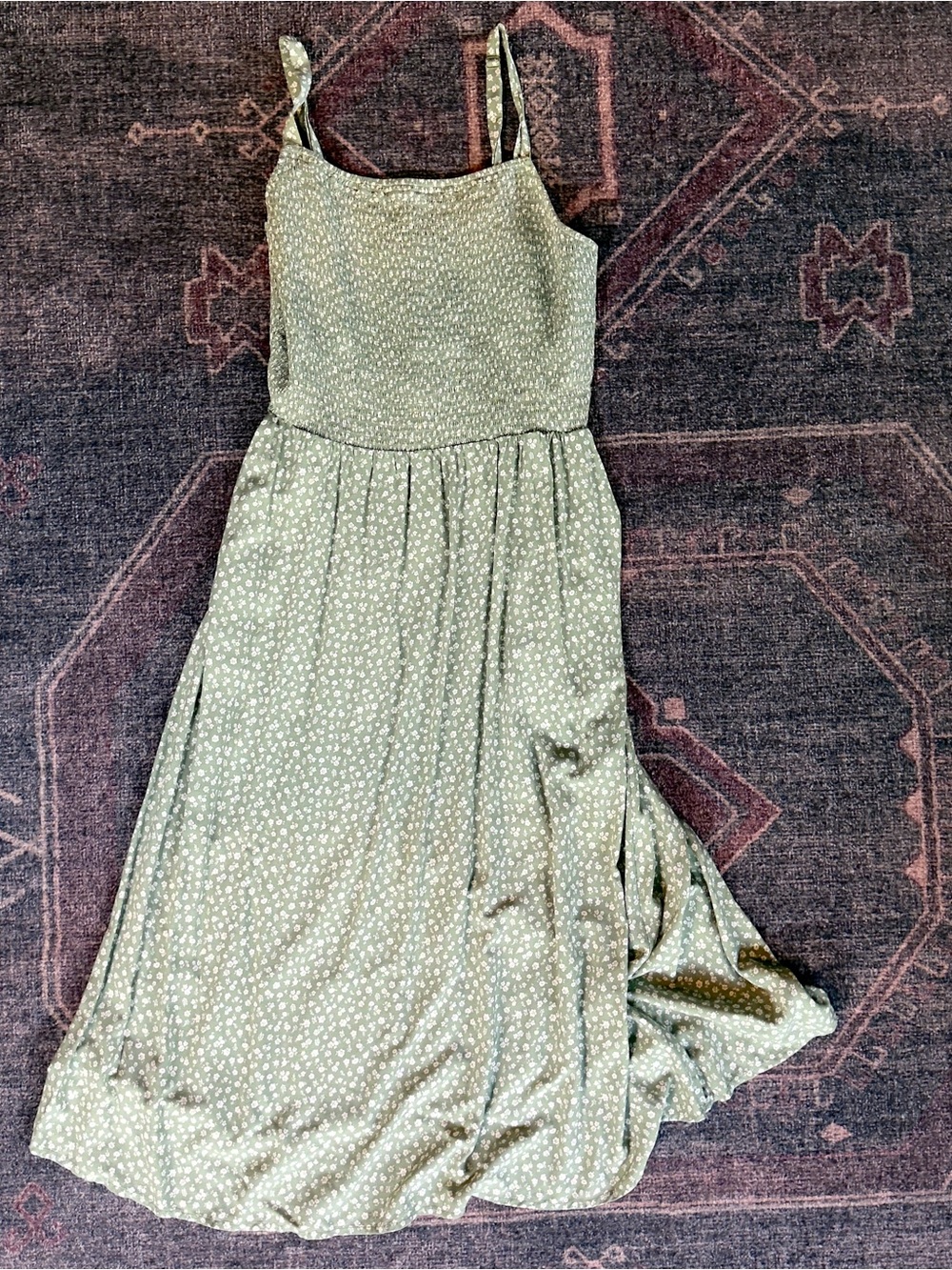 Old Navy Sage Green Floral Sundress